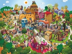 Heye Puzzle Puz.Sugar Hills 1500 3h.Heye Nouveau