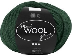 Creativ Company CC Maxi Wolgaren 100 gr Groen