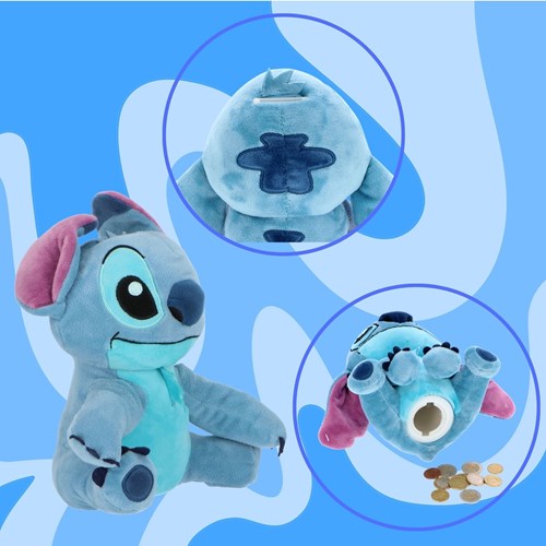 OttoSimon tirelire peluche Stitch - 20 cm - bleu - Lilo et Stitch-3