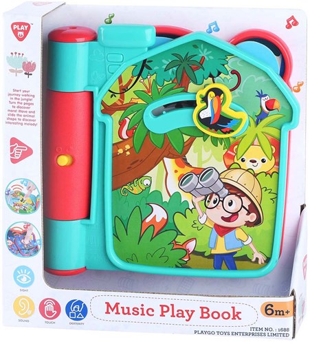 Play livre sonore jungle - livre bébé interactif avec musique