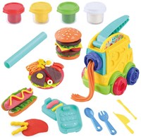 Playgo Knete Spielset Food Truck - kreative Knetdosen Spielzeug-2