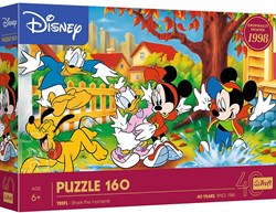 Trefl Puzzle Disney Mickey Mouse und Freunde - 160 Teile - 40 Jahre Jubiläum