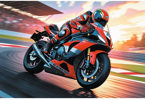 Trefl Puzzle Motorrad - 100 Teile - FSC Mix - Kinderpuzzle-3