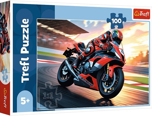 Trefl Puzzle Motorrad - 100 Teile - FSC Mix - Kinderpuzzle