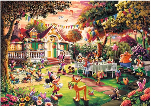 Trefl Puzzle 1000 Teile - Mickey Mouse Geburtstag - Disney Karton-3