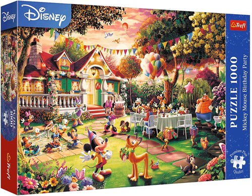 Trefl Puzzle 1000 Teile - Mickey Mouse Geburtstag - Disney Karton