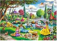 Trefl Puzzle 1000 Teile Disney Princess Picknick - Premium Plus FSC-3