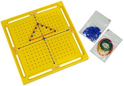 Albatros Hengelsport Lernspiel XY-Koordinatenbrett Kunststoff 25x25cm Mathematik