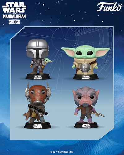 Funko figurine Star Wars Mandalorian Grogu pop vinyle pour collectionneurs-3