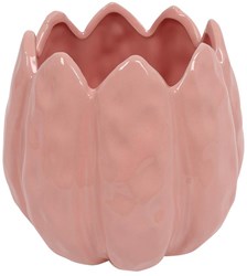Bloempot tulp S roze 12x12x13cm