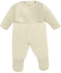 Miniland pyjama poupée blanc 40cm - accessoire doux pour dormir