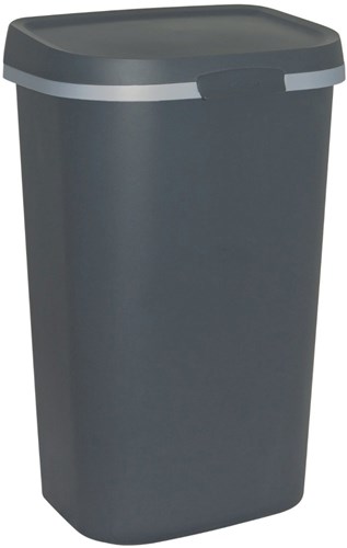 Curver Mistral Afvalbak Flat 50L Antraciet-2