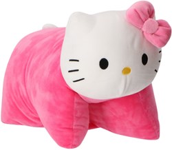 OttoSimon Hello Kitty Kuschelkissen 2in1 - weiches Spielzeug Kissen 45x28cm