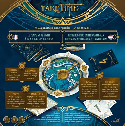 Asmodee Brettspiel Take Time kooperatives Familienspiel Strategie-2