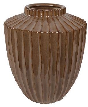 Countryfield Vaas Duuk M bruin Ø27x32cm