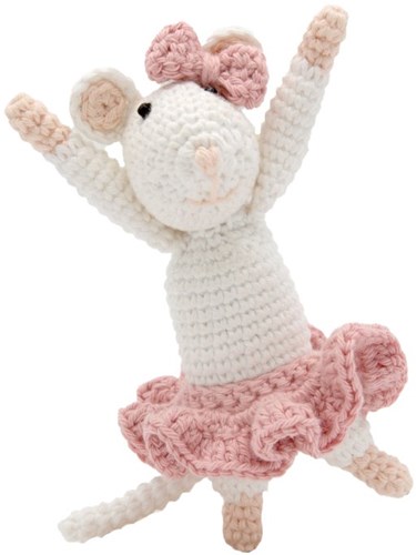 Het Muizenhuis kit crochet souris Ella 12 cm DIY peluche maison de poupée-2