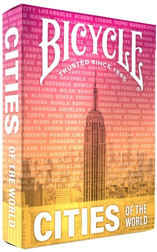 Bicycle Premium Spielkarten Cities of the World - Kartenspiel - Reise Inspiration