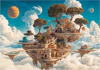 Educa Puzzle Cloud Kingdom - 1000 Teile - Landschaft Puzzle-2