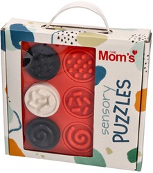 Mom's Care jouet sensoriel puzzle cercles noir-blanc éducatif
