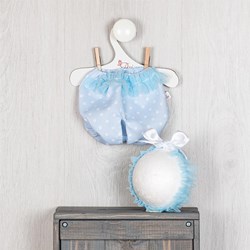 Asi Babypuppe Lily Babyblau - realistische Puppe für Kinder