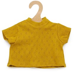 ASI DREAMS Doll Clothing - Cotton T-Shirt, Short Sleeves, Ochre