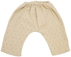 Asi Puppenkleidung lange Baumwollhose sandfarben Puppenoutfit