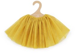 Asi Puppenkleidung Tüllrock ocker gold - Puppenmode Accessoire