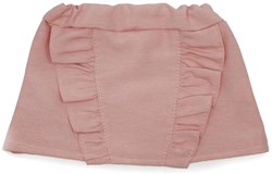 Asi Puppenrock - kurzer Rock mit Spitzenbesatz, rosa, Puppenkleidung