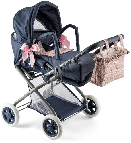Asi Luxus Puppenwagen Kinderwagen groß Martina Kollektion mehrfarbig