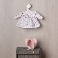 Asi Puppenkleidung - Waldkleid und Hut mit Bärenohren - Puppenoutfit