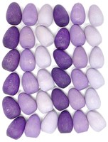 Grapat œufs mandala en bois violet - jouet créatif 36 pièces-2