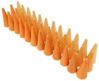 Grapat jouet en bois Mandala cônes orange - jeu libre créatif