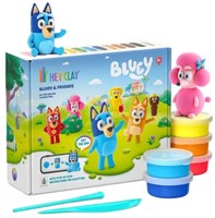 Bluey pâte à modeler - Hey Clay Bluey 15 pots de pâte colorée