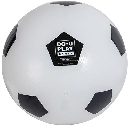 DoUPlay Jumbo Fußball 76cm - Spielball für draußen und drinnen-2