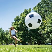 DoUPlay Jumbo Fußball 76cm - Spielball für draußen und drinnen
