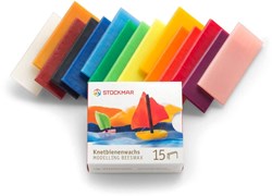 Stockmar Bienenknetwachs Kreativset 15 Farben - 100x40 mm