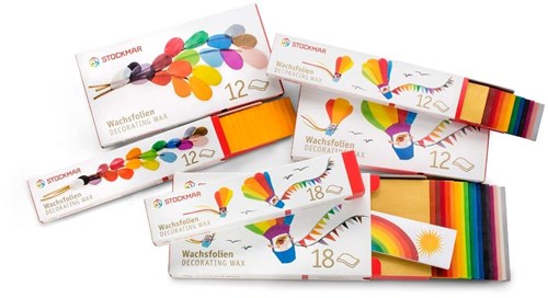 Stockmar cire à décorer loisirs créatifs 20x4 cm set 12 couleurs-2