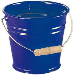 Metal bucket blue