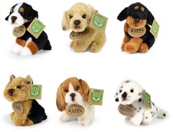 Pluche honden assorti 11 cm ECO-FRIENDLY