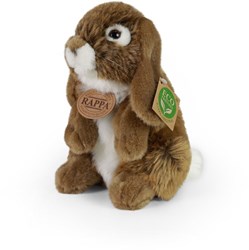Rappa peluche lapin brun jouet 18 cm doux et câlin