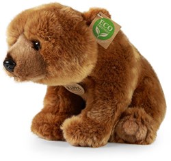 Pluche Grizzly beer 30 cm ECO-VRIENDELIJK