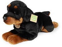 Pluche Rottweiler hond 39 cm ECO-VRIENDELIJK