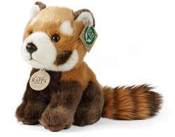 Rappa peluche panda roux jouet animal 18 cm écologique