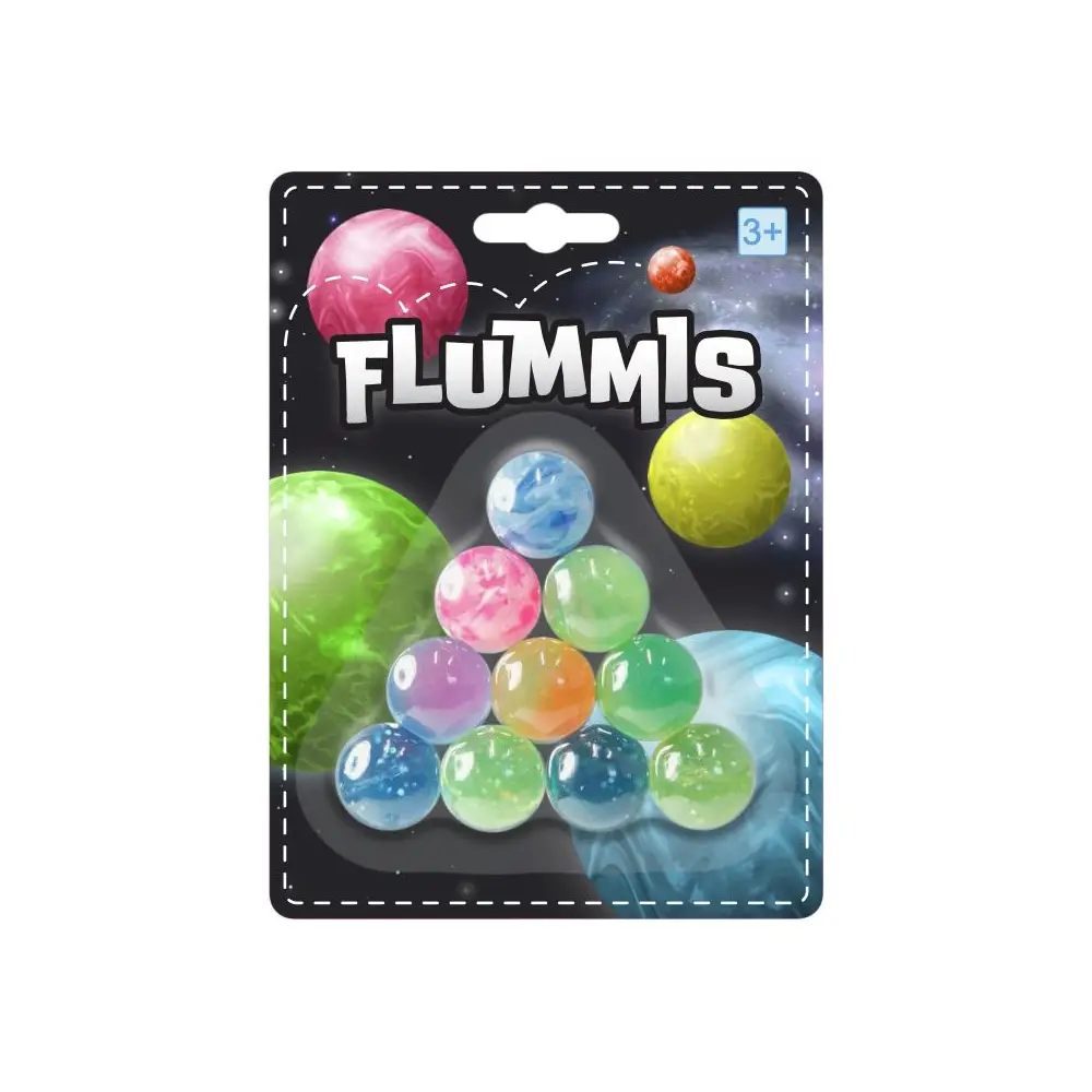 Vedes Flummibälle Spielzeug Set 10 Stück bunt 25mm
