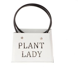 HBX natural living pot de fleurs métal blanc décoration pour plantes