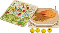 Goki presse à fleurs en bois - séchage de fleurs pour enfants-3