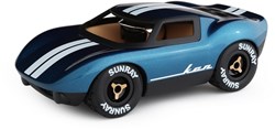 Playforever voiture jouet Ken Cash - Bleu - Classique du design pour enfants et adultes