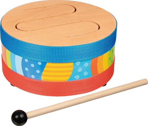 goki - Sprachtrommel aus Holz, Zubehör für Instrumente für Kinder, Farbe (Mehrfarbig) (61888)-2