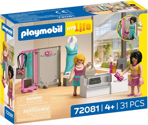 Playmobil boutique de mode magasin de jouets - set mode tendance