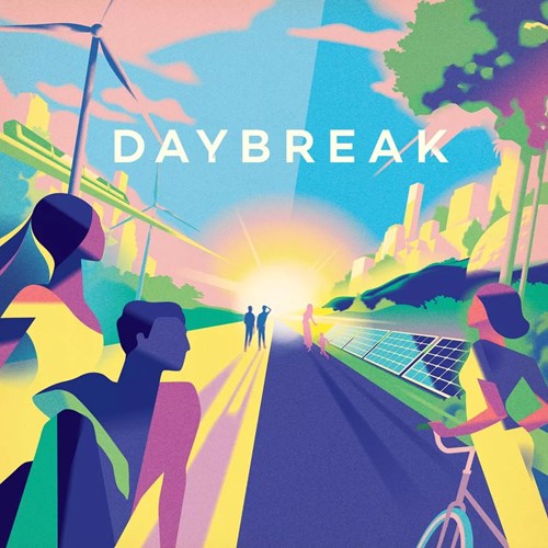 Asmodee Brettspiel Daybreak Klimaspiel FSC Holz Papier 1-4 Spieler